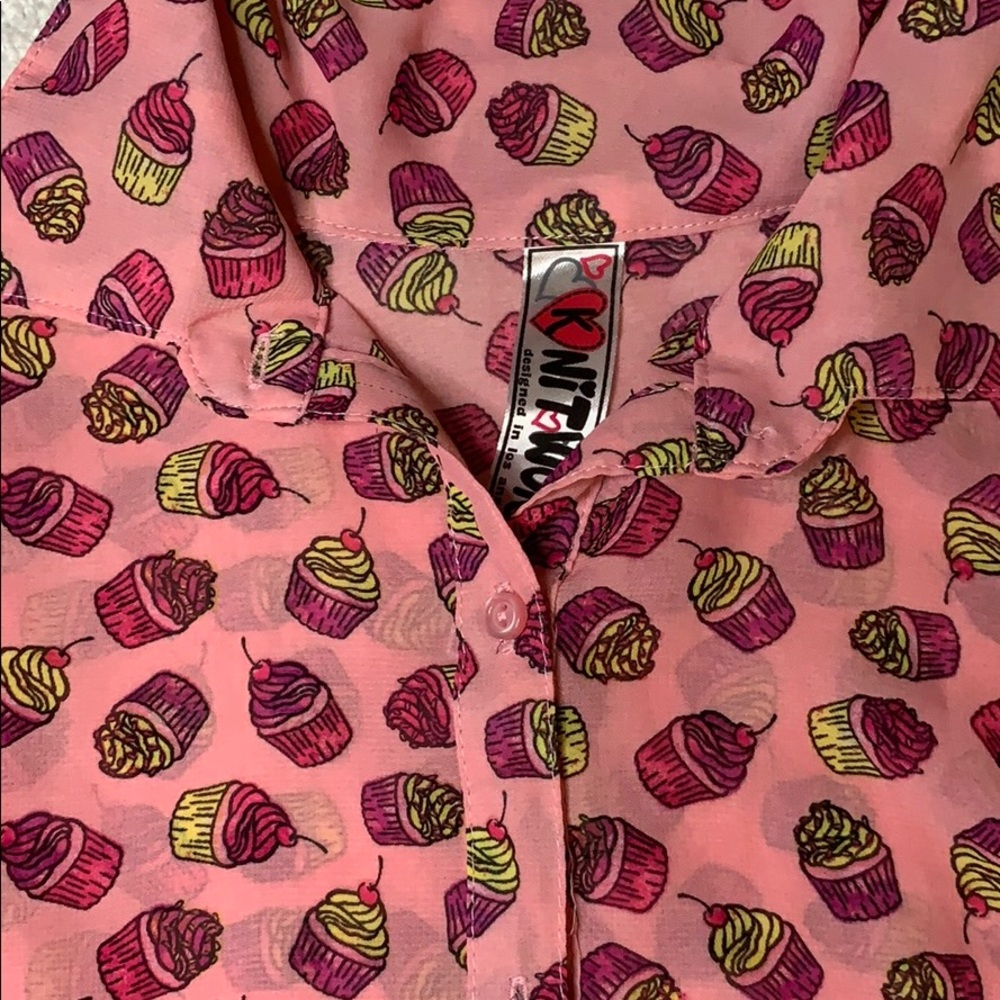 mesh button down - Picture 3 of 3